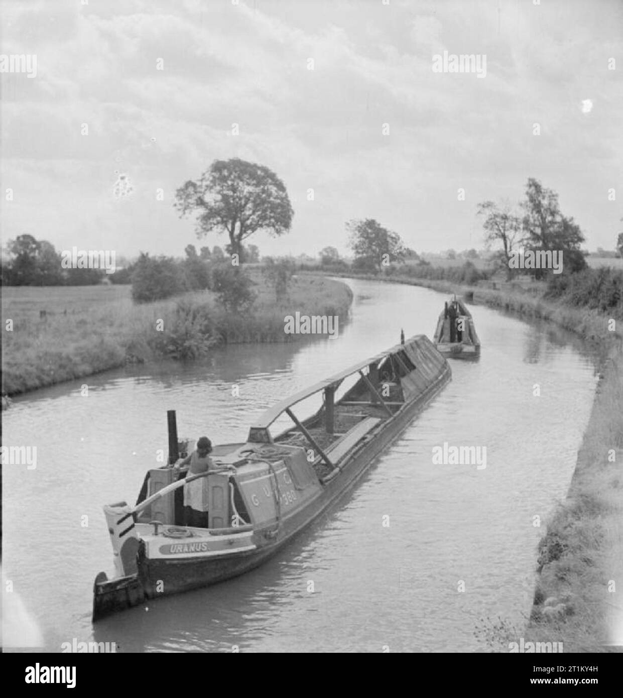 British Canals in Wartime Transport in Britain, 1944 A pair of canal