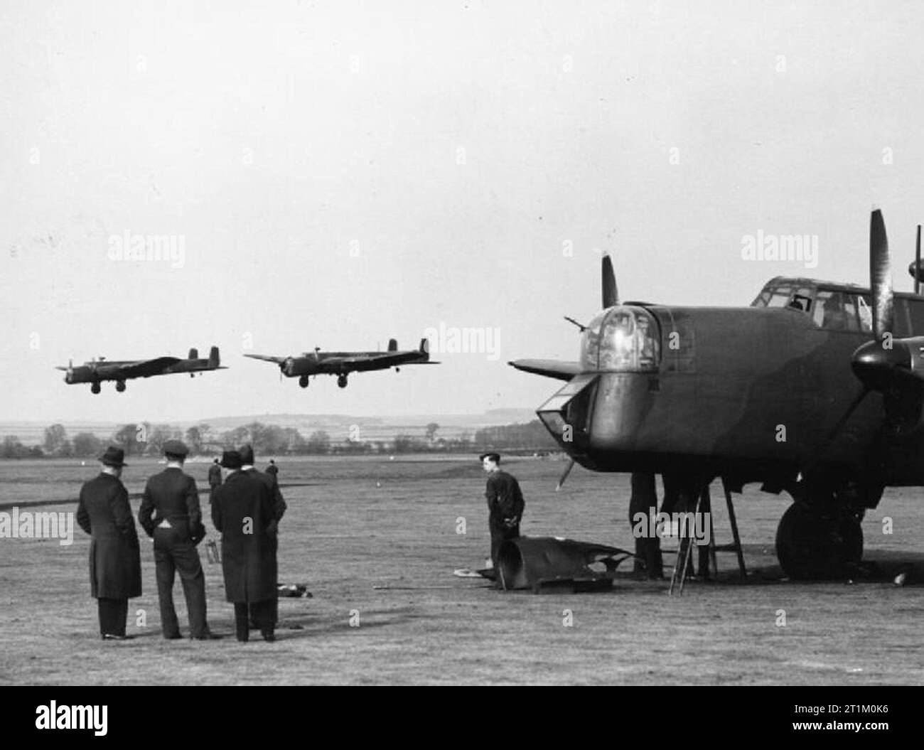 RAF Bomber Command 1940 Armstrong Whitworth Whitleys of No. 102 ...