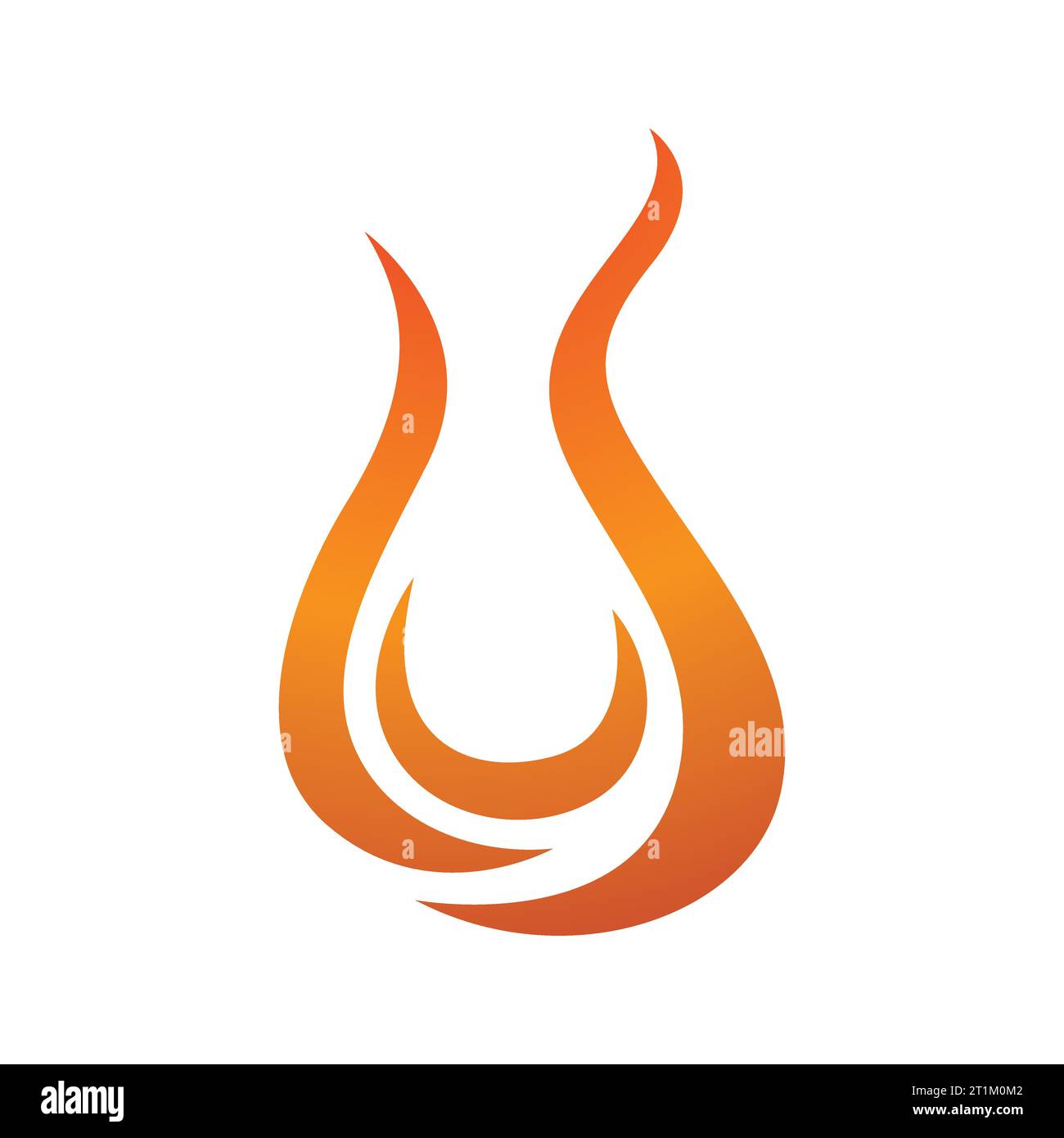 Fire Logo Template Flame Clipart Symbol Icon Vector Stock Vector Image ...