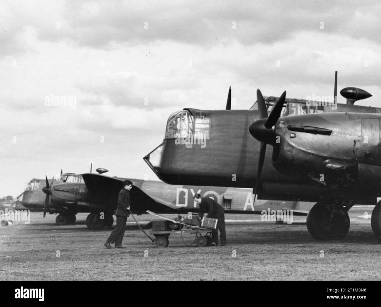 RAF Bomber Command Armstrong Whitworth Whitley Mk Vs of No. 102 ...