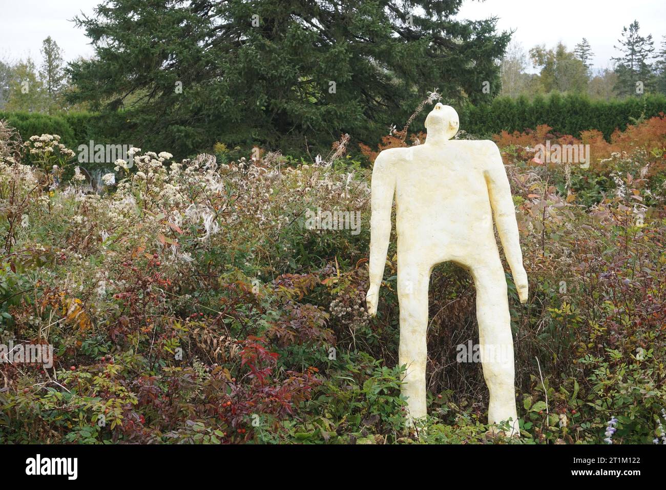 The sculpture garden, Kingsbrae Gardens, St Andrews, New Brunswick Stock Photo