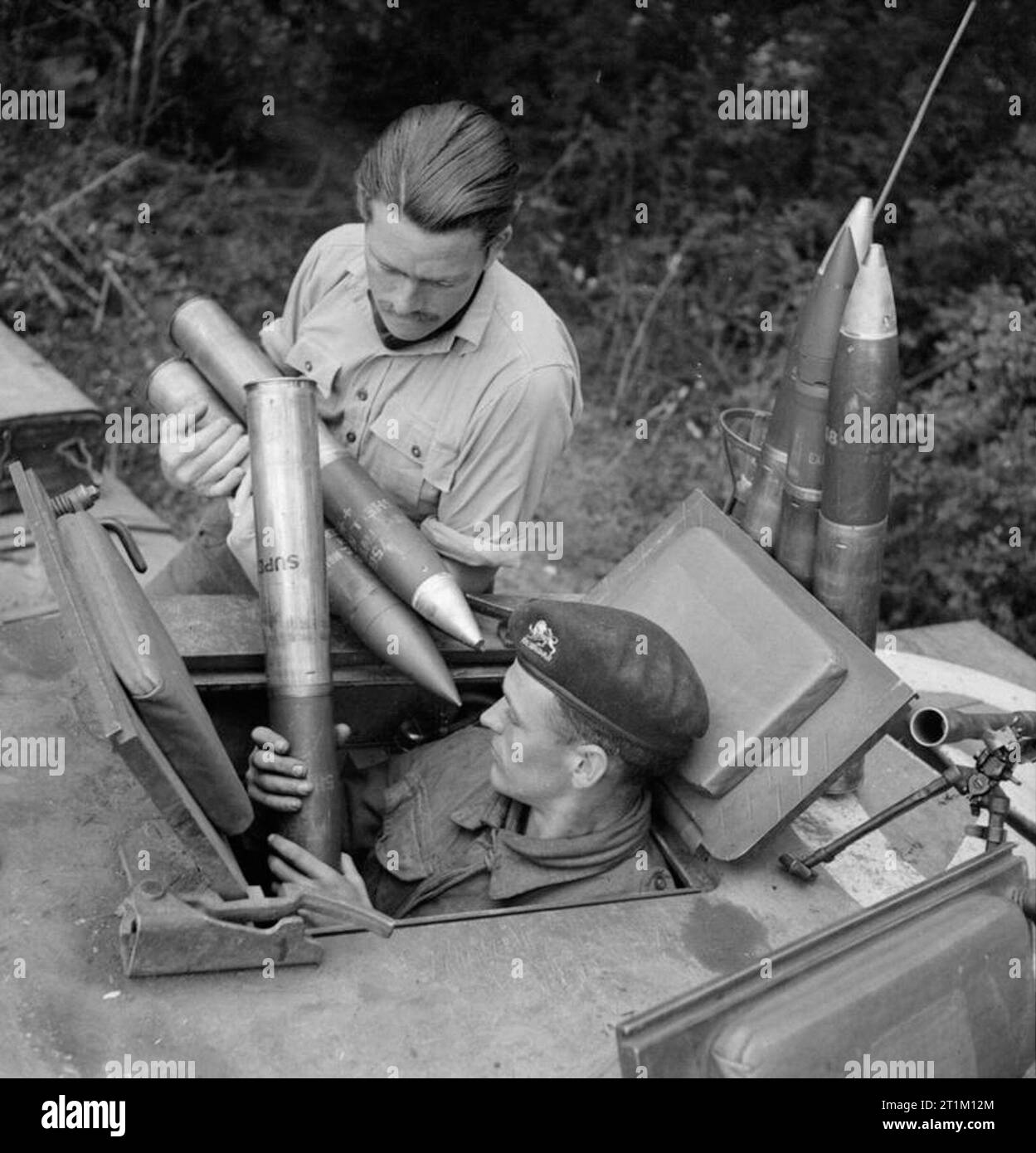 The British Army in Normandy 1944 Lt J Fathergill, CO of 'B' Squadron