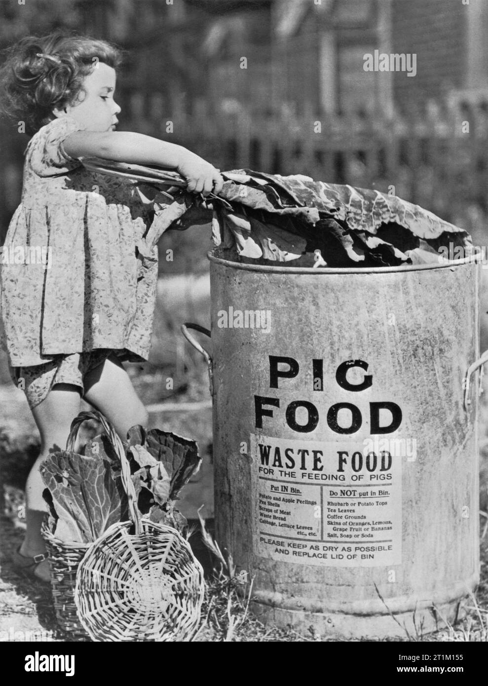 The Home Front in Britain during the Second World War A young child