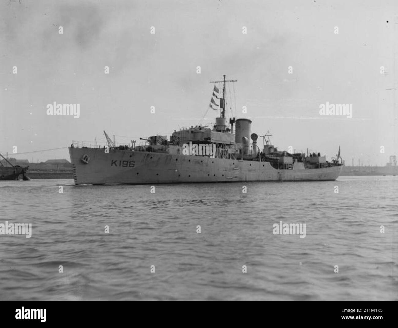British Black Swab class sloop HMS Crane Stock Photo - Alamy