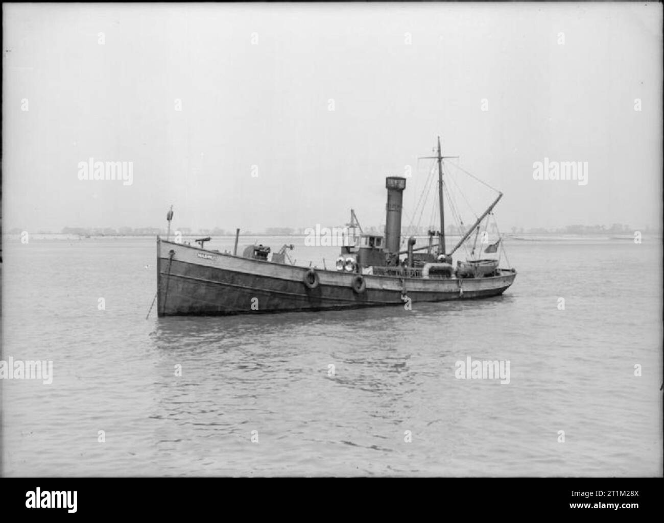 Marinus At anchor. Stock Photo