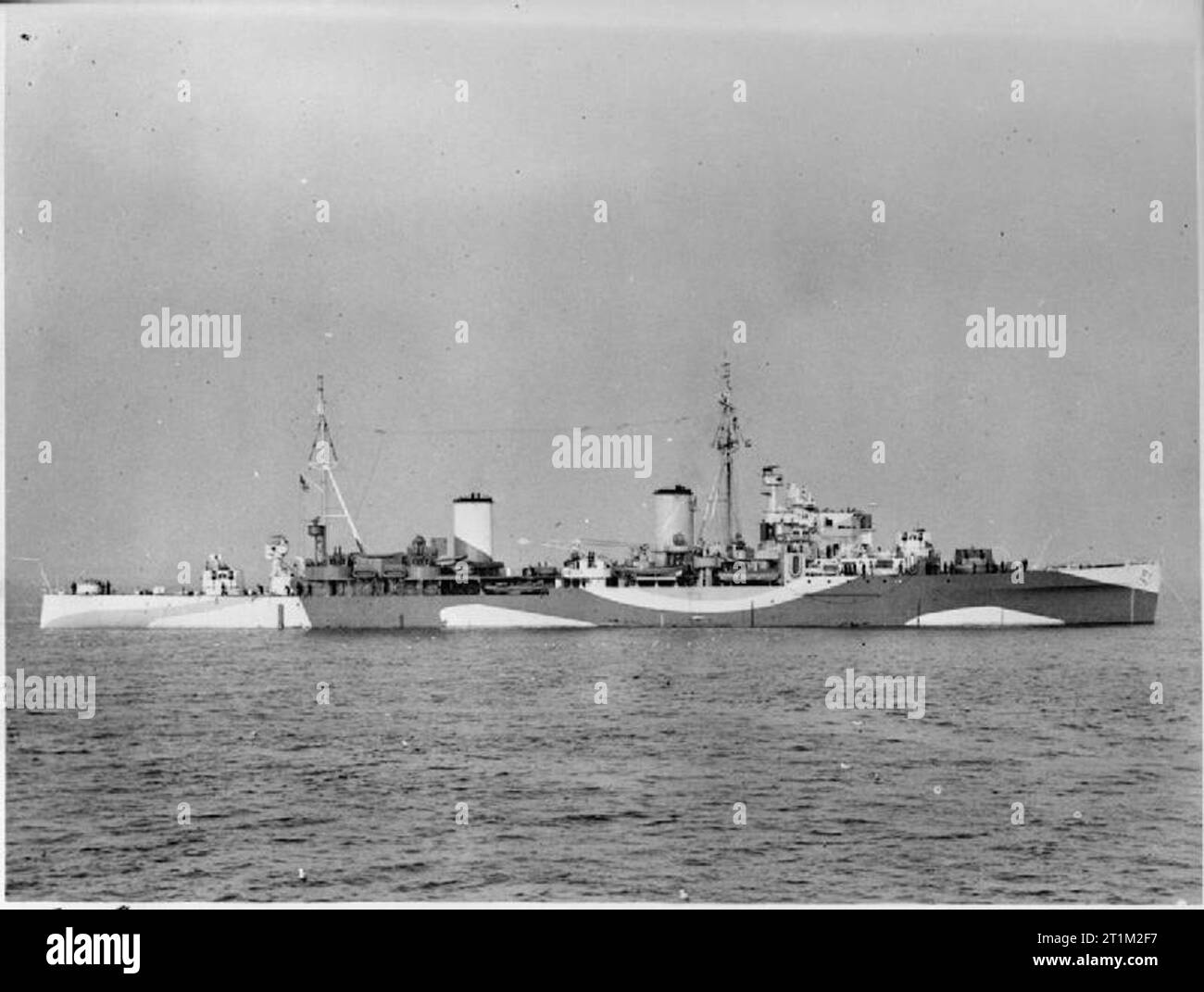 British light cruiser HMS Penelope at Spithead Stock Photo - Alamy