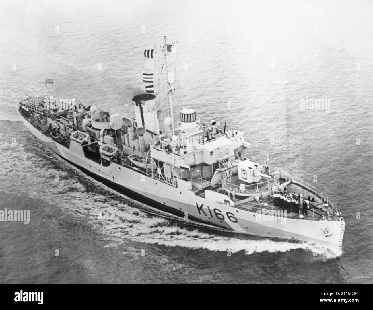 Royal Canadian Navy Flower class corvette HMCS Snowberry (K166 Stock