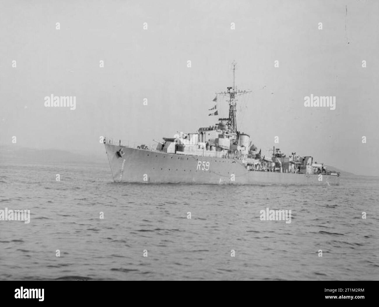 British destroyer HMS Wakeful Stock Photo Alamy