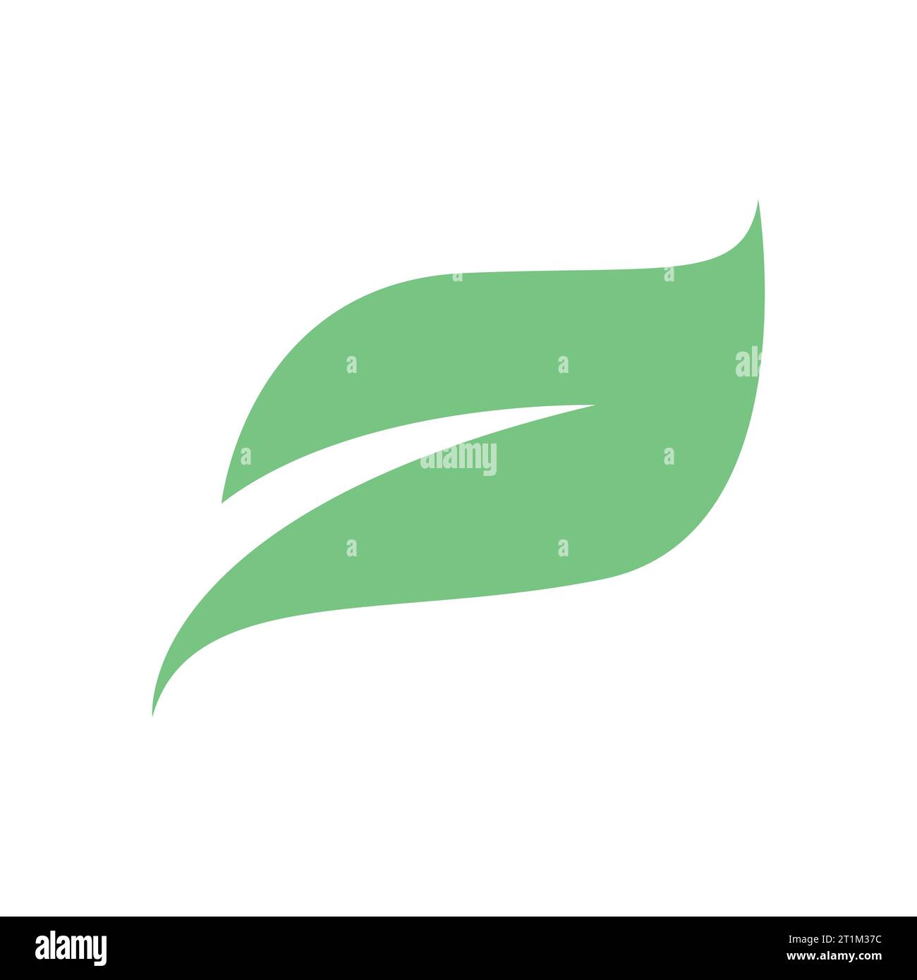 green tree leaf ecology nature element logo icon Stock Vector Image ...