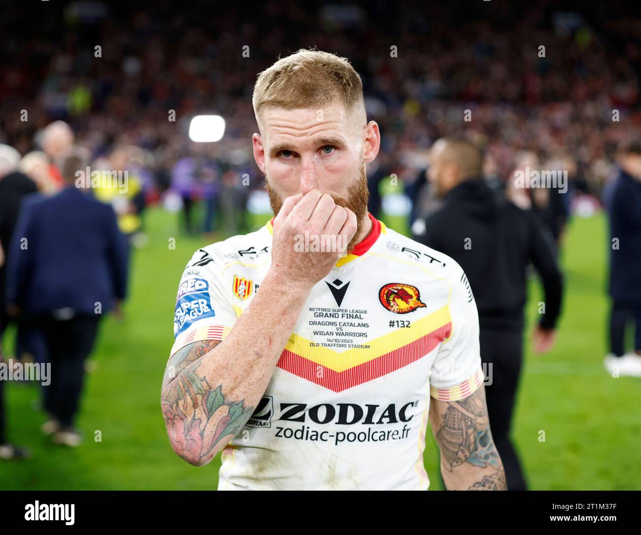 Catalans Dragons Sam Tomkins after the Betfred Super League final match at Old Trafford, Manchester. Picture date: Saturday October 14, 2023. Stock Photo