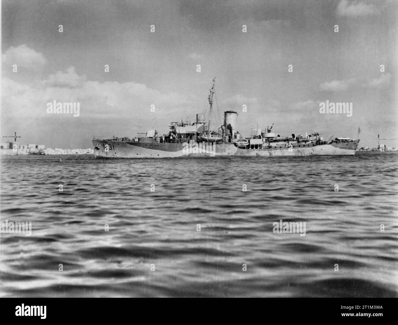 British Flower class corvette HMS Camellia (K31 Stock Photo Alamy