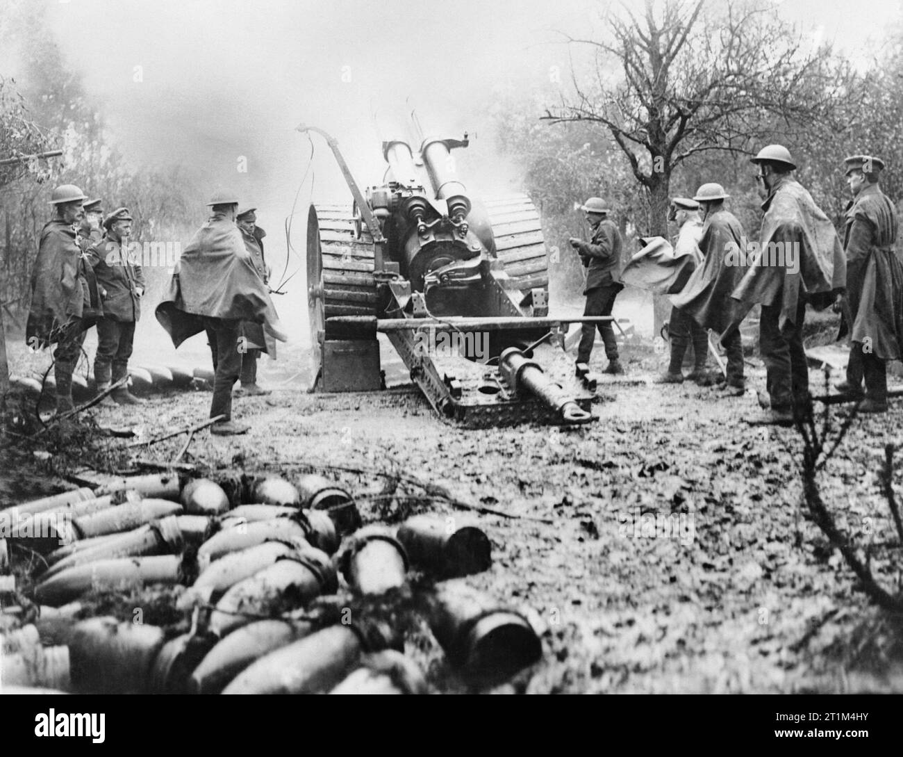 8 inch Mk V howitzer Aveluy September 1916 Stock Photo - Alamy