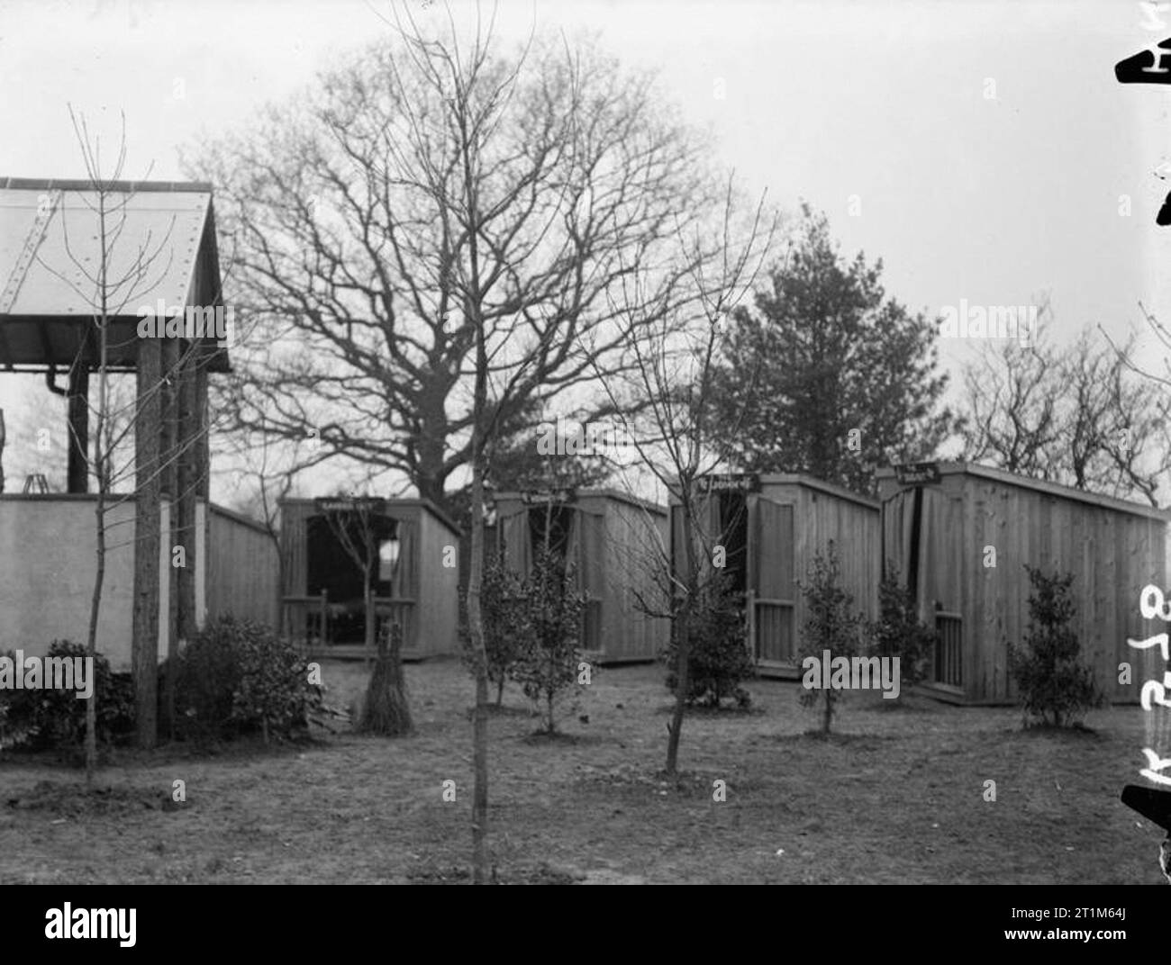 Ministry of Information First World War Official Collection Revolving huts where the boys sleep