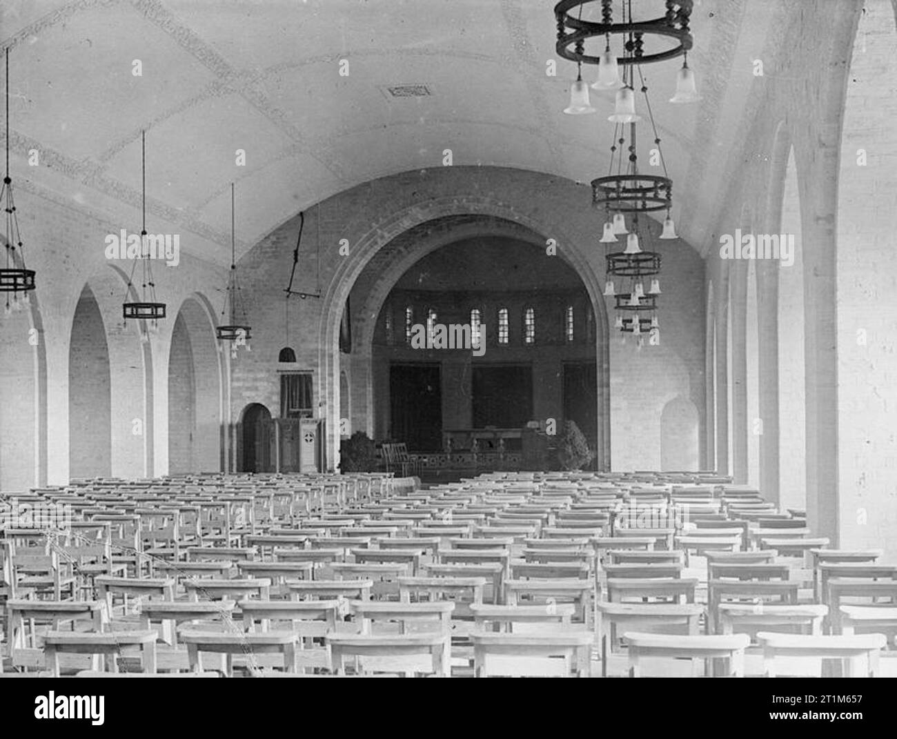 Presbyterian church interior Black and White Stock Photos & Images - Alamy