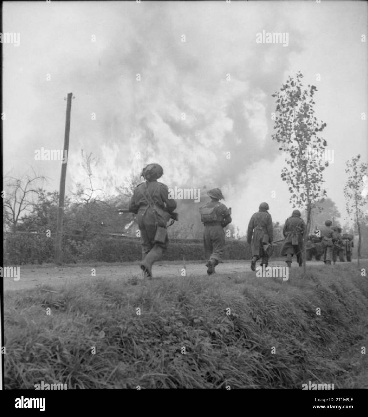 The British Army In North West Europe 1944 45 Infantry Of 51st Highland Division Supported By 5449