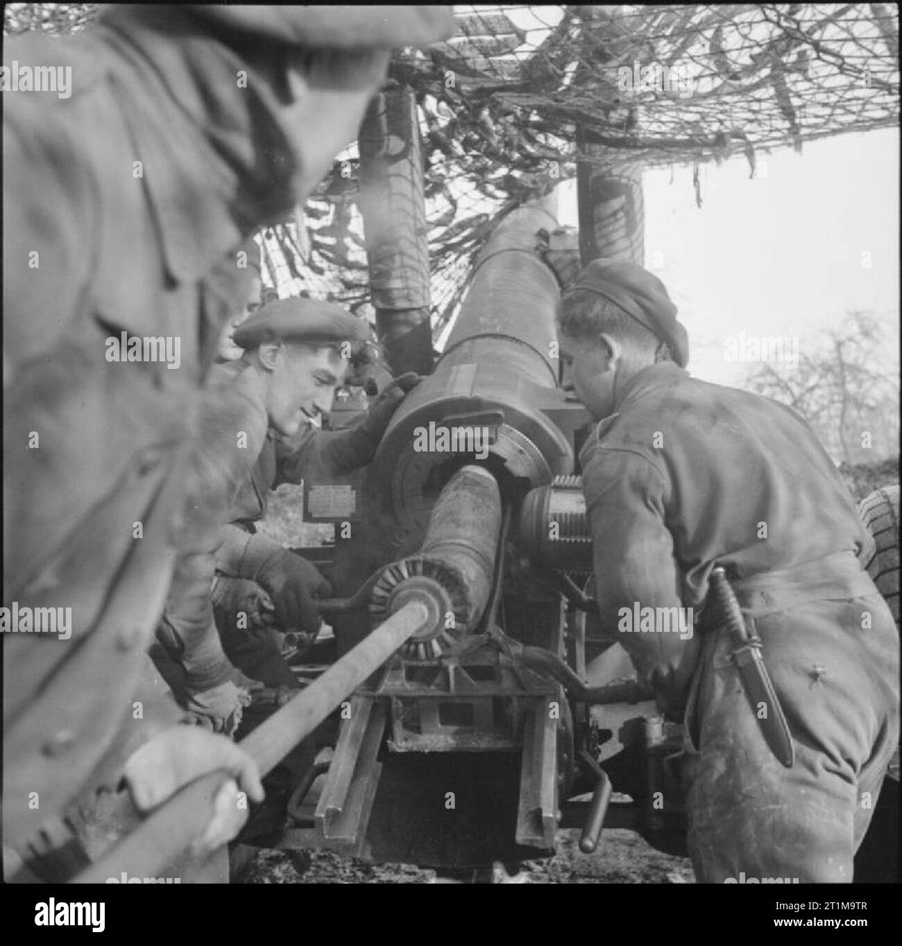 The British Army in Northwest Europe 194445 Gunners with 'A' Troop