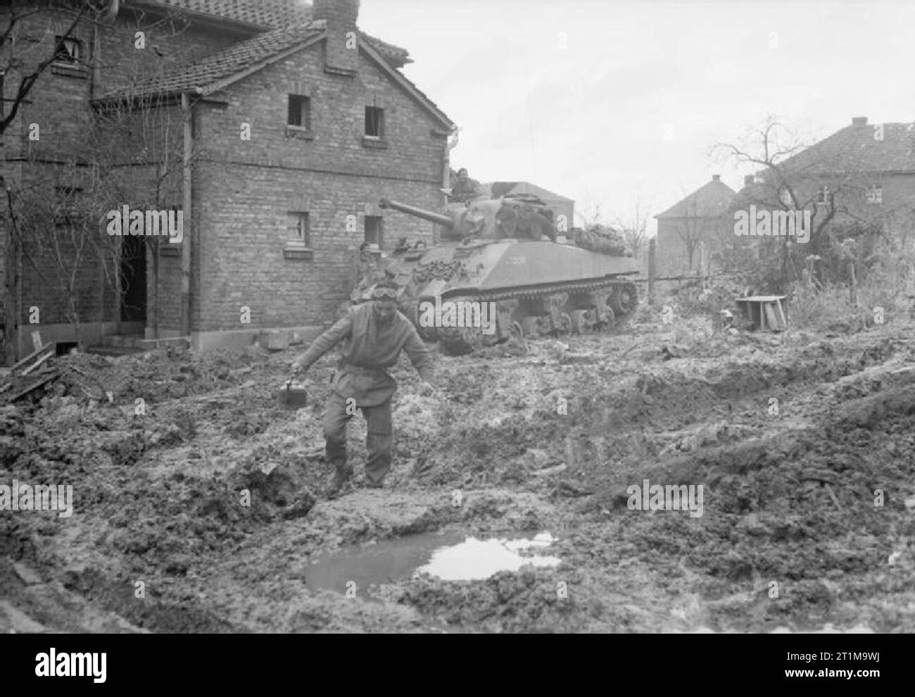 The British Army in Northwest Europe 194445 A Sherman tank crewman