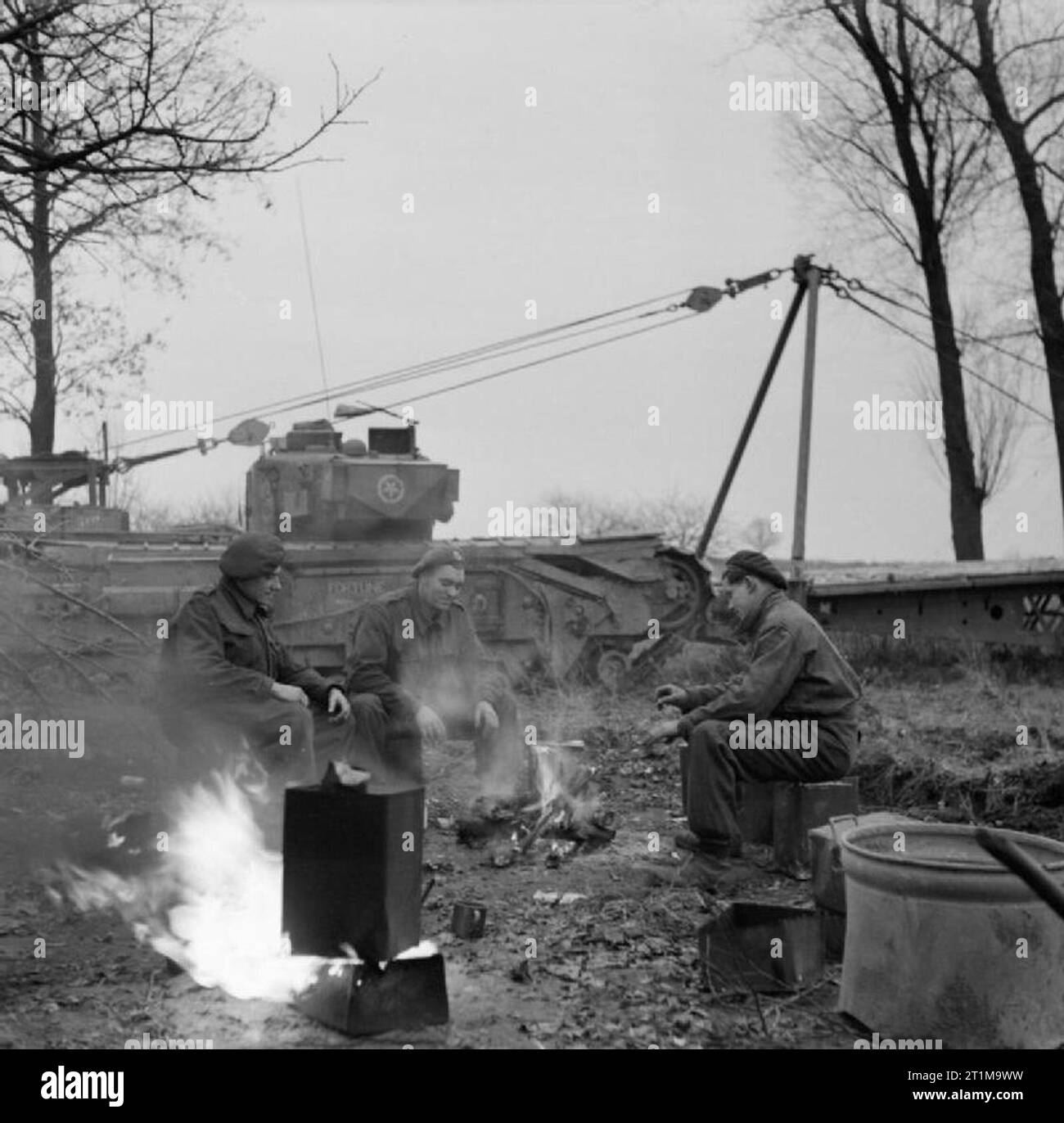 The British Army in Northwest Europe 194445 The crew of a Churchill