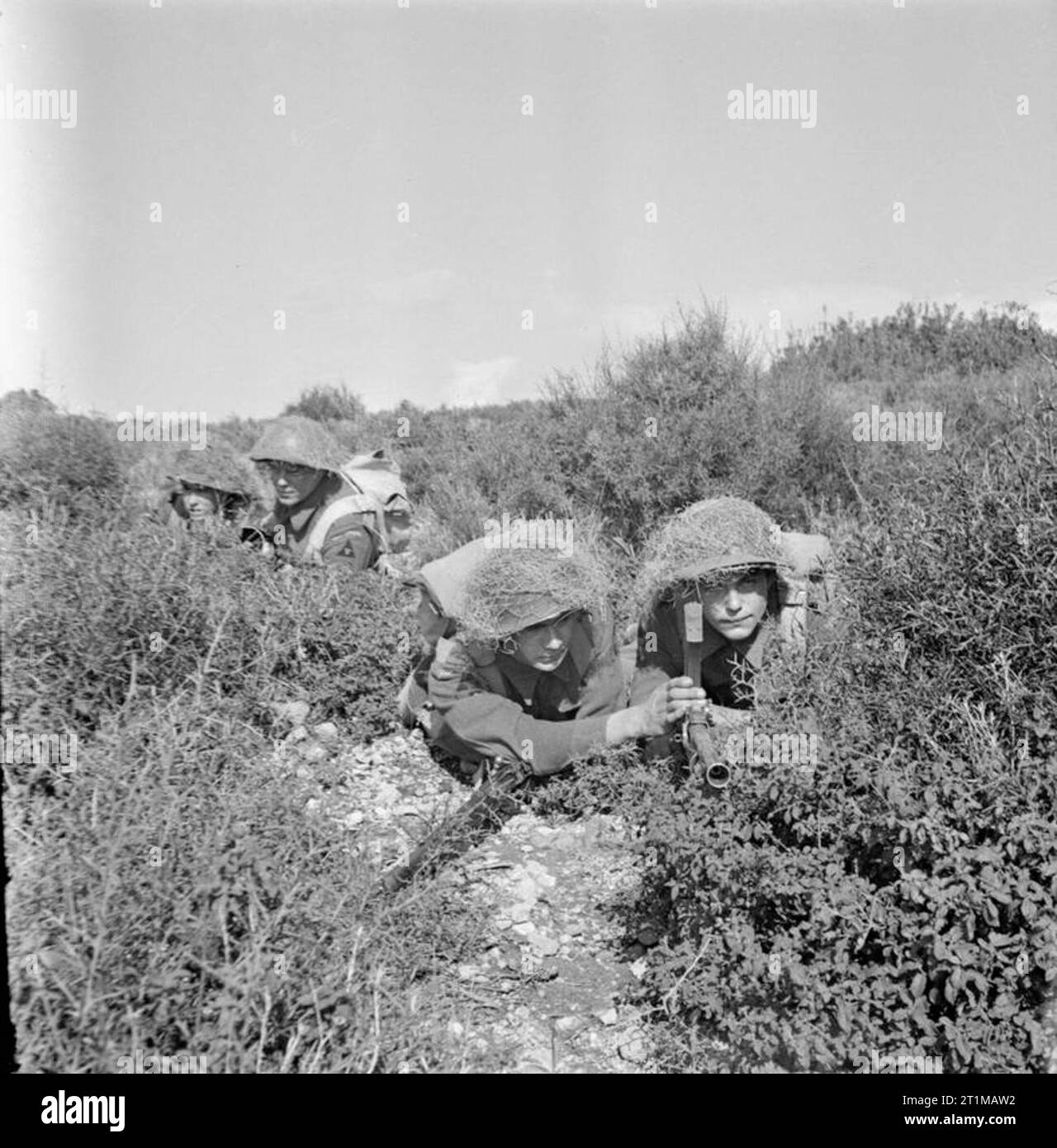 British Forces in the Middle East, 1945-1947 Four men of the 2nd