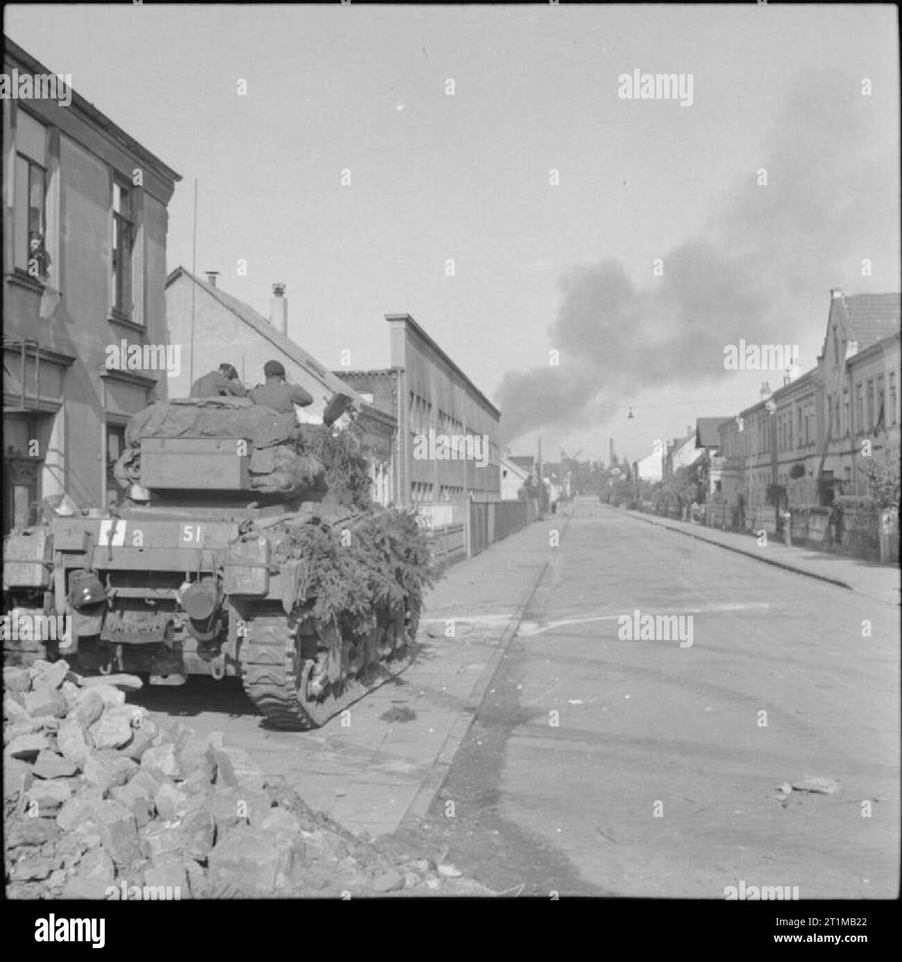 The British Army In North-west Europe 1944-45 A Sherman Tank Of 7th 