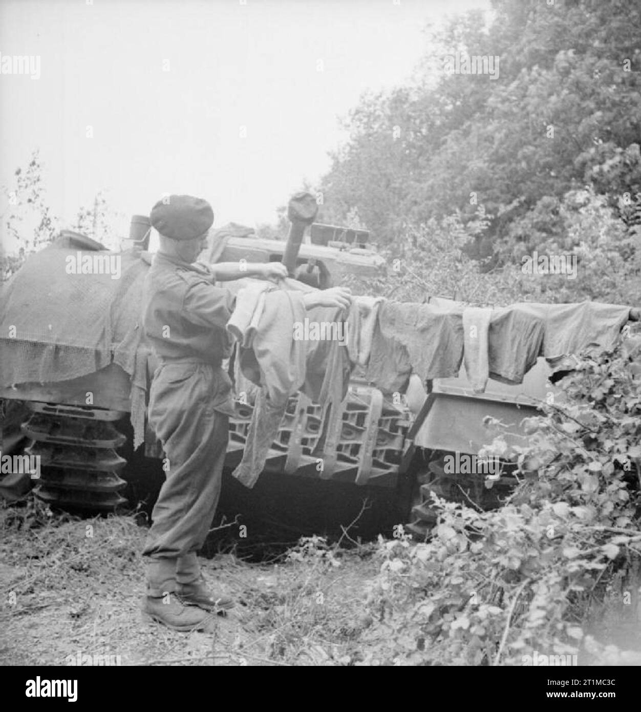 The British Army in the Normandy Campaign 1944 Hanging out the washing ...