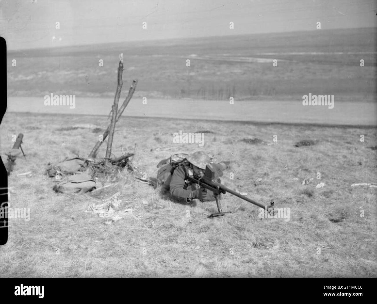 The British Army in the United Kingdom 193945 An infantryman in prone