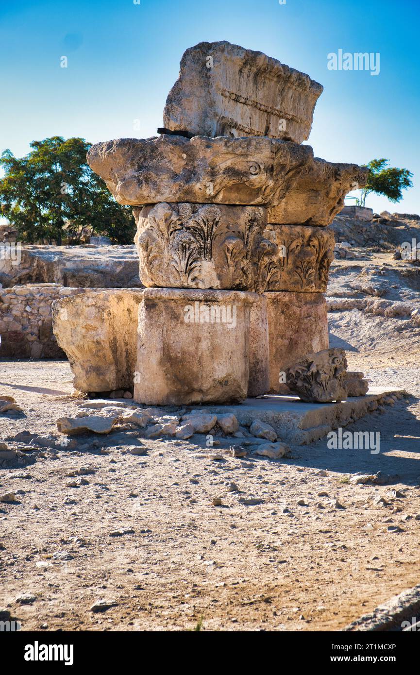 Jordanian Journeys: From Monte Nebo to Bethany, Al-Karak, and Amman Stock Photo