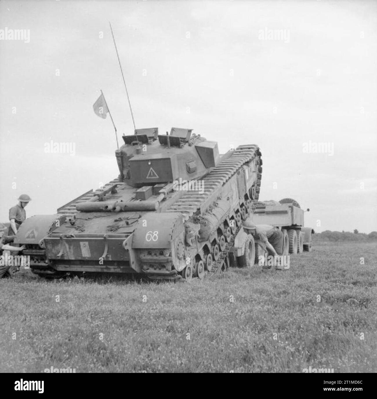 The Jackal; a Churchill tank left behind in the forgotten Battle