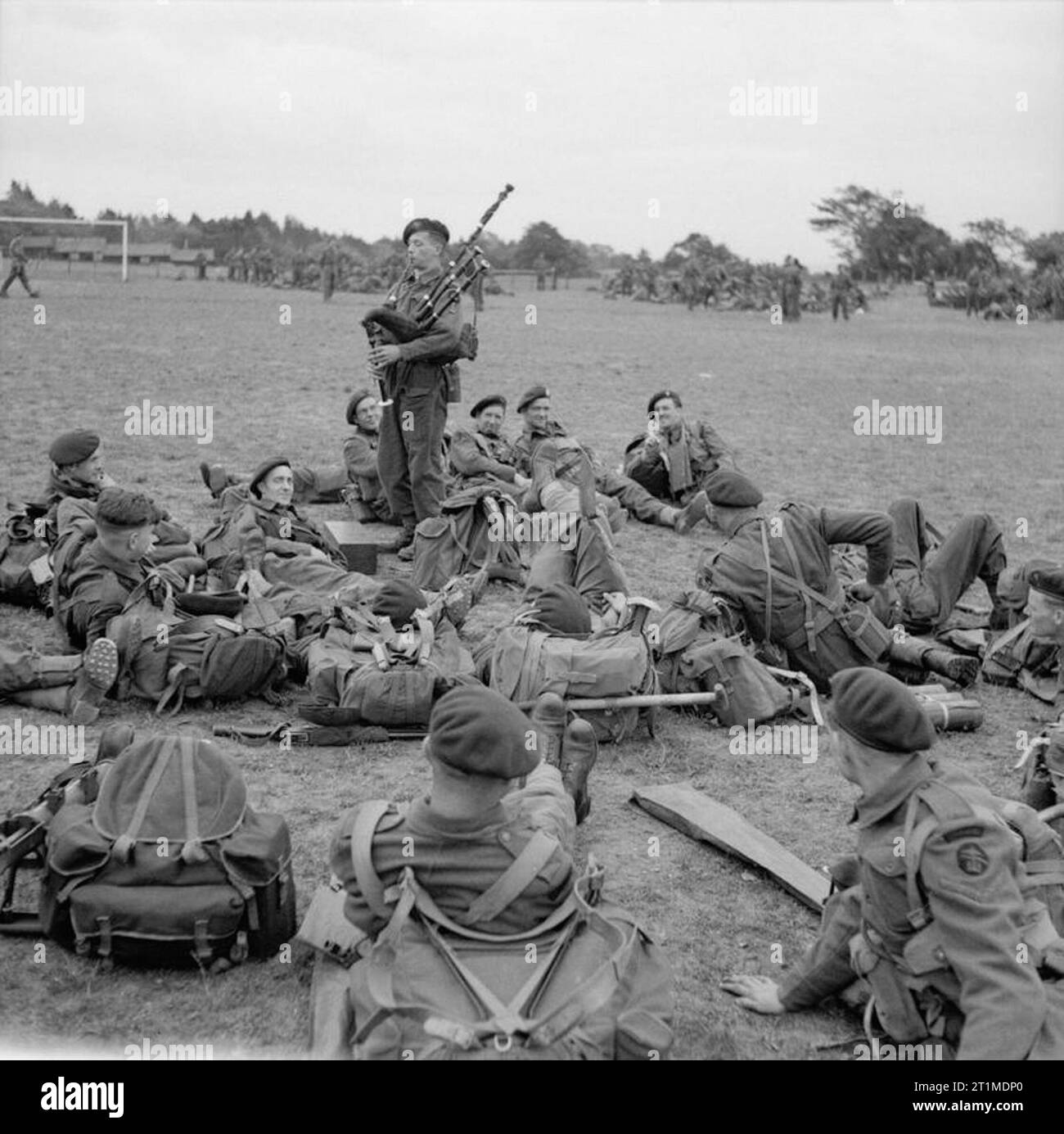 The British Army in the United Kingdom 193945 Piper Bill Millin