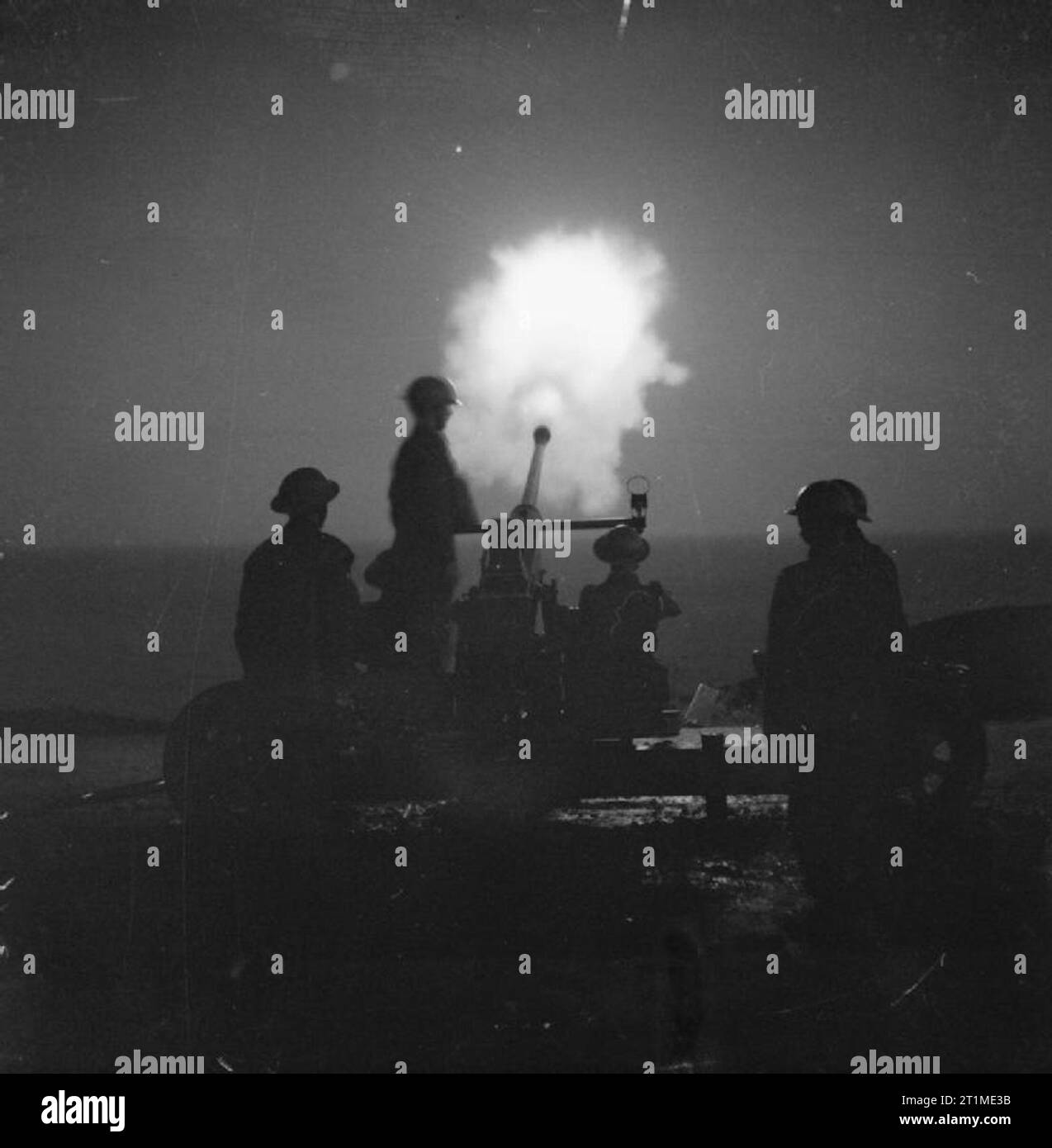 The British Army in the United Kingdom 1939-45 40mm Bofors anti