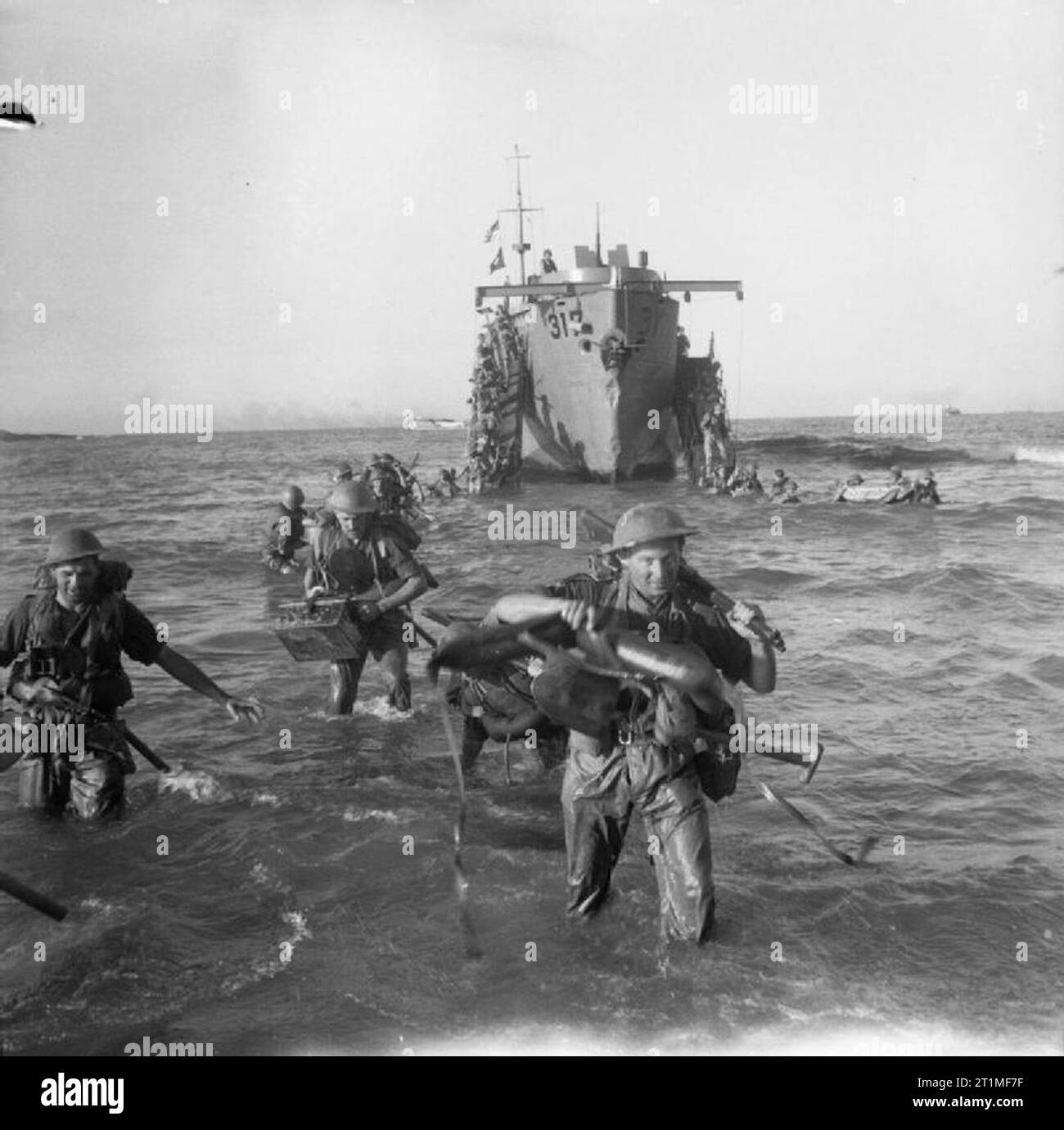 The Invasion of Sicily July 1943 Infantry from the 51st Highland ...