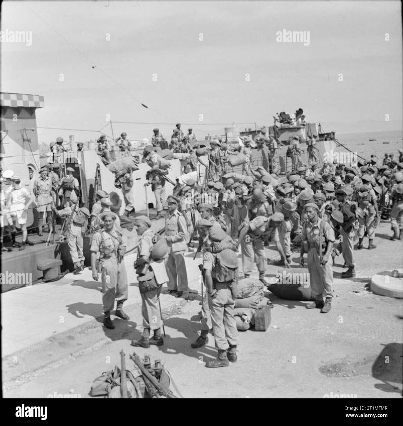 The Liberation of Rhodes, 1945 Men of the Bhopal Regiment on the