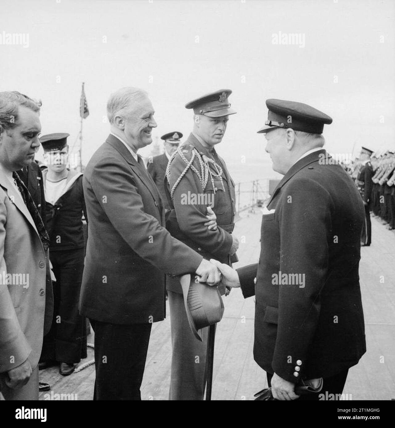 Winston Churchill As Prime Minister 19401945 Atlantic Conference