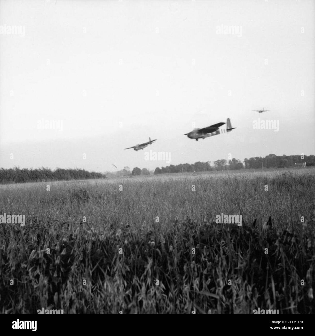 Dday British Forces during the Invasion of Normandy 6 June 1944 Hamilcar gliders of 6th
