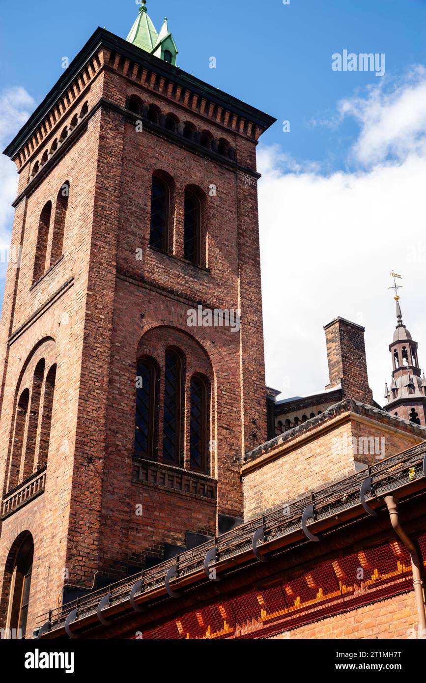 view-of-the-south-tower-at-oslo-domkirke-along-the-karl-johan-gate