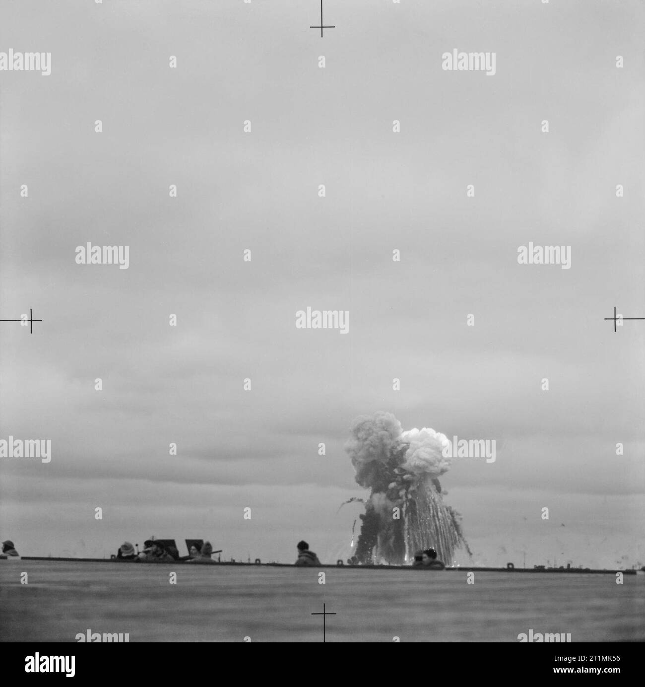 The Royal Navy during the Second World War An ammunition ship exploding ...