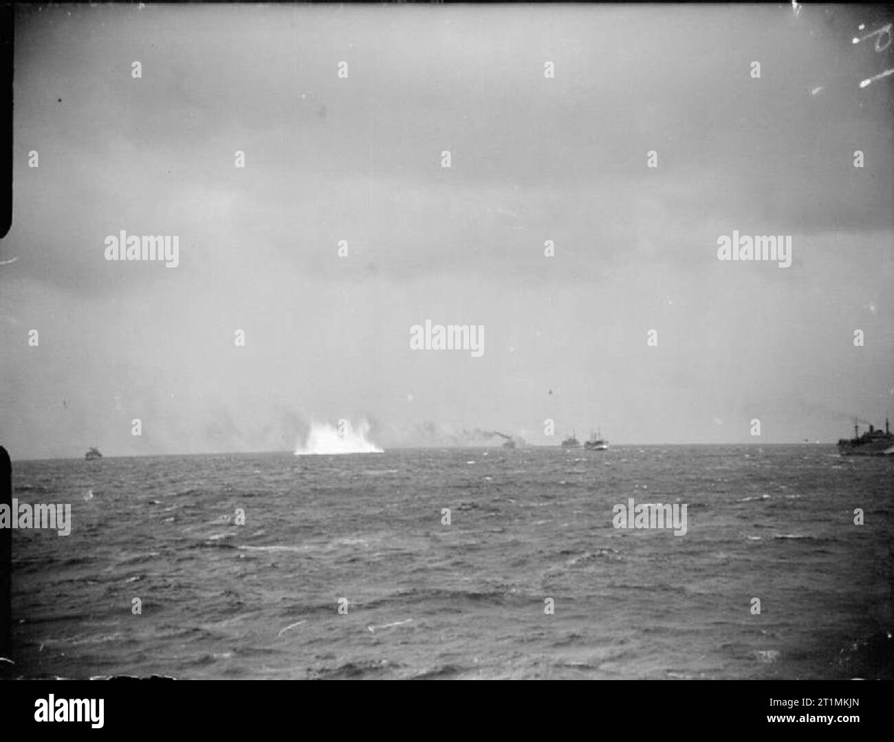 The Royal Navy during the Second World War In the distance, two of the ...