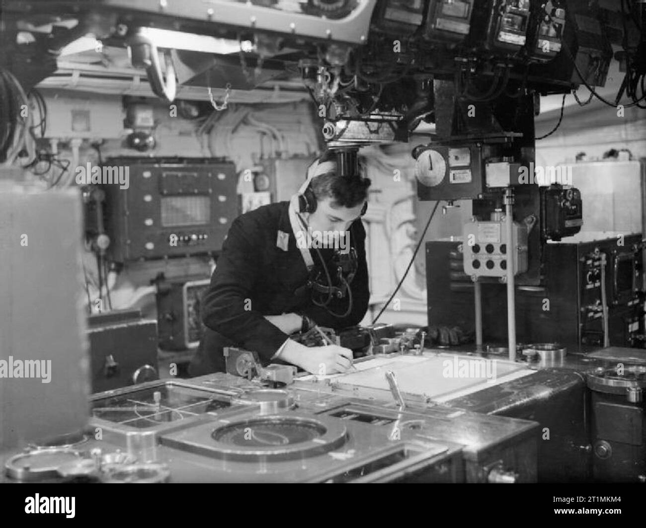 The Royal Navy during the Second World War Gunnery practice at Scapa