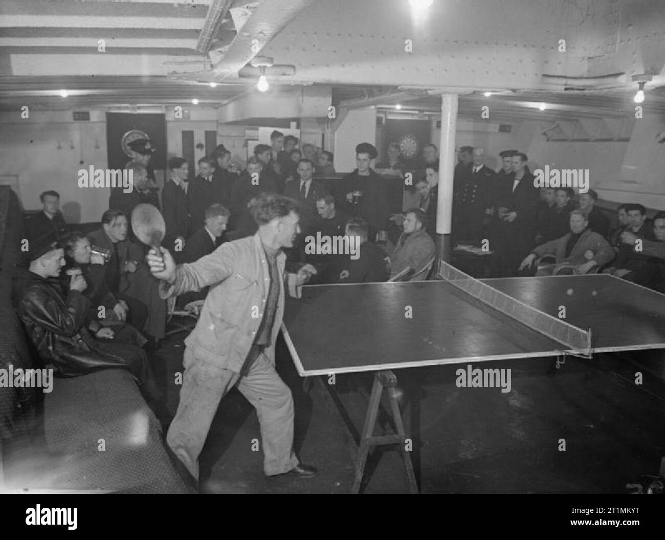 The Royal Navy during the Second World War View of the recreation room