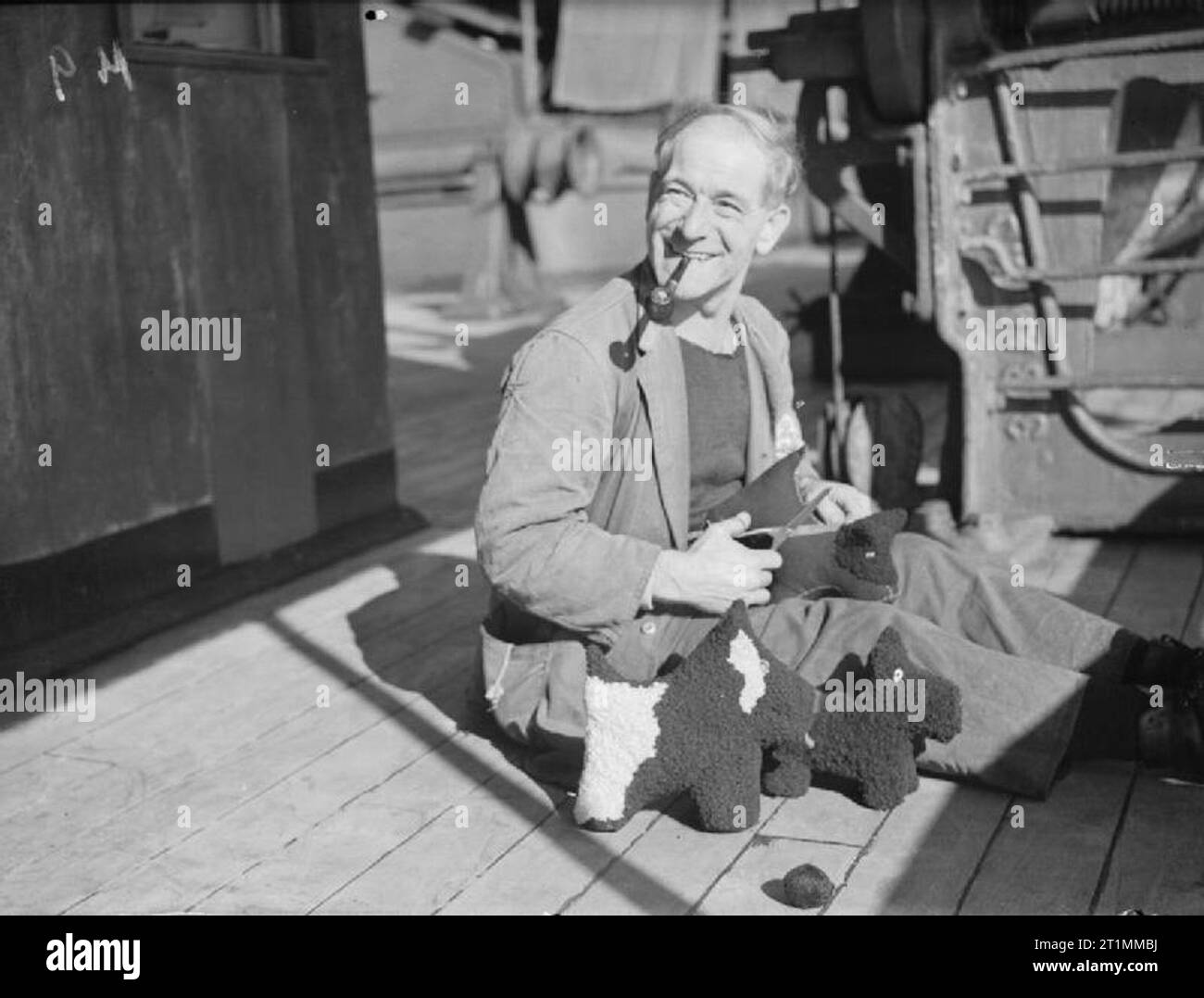 The Royal Navy during the Second World War Leading Stoker A Smith, of