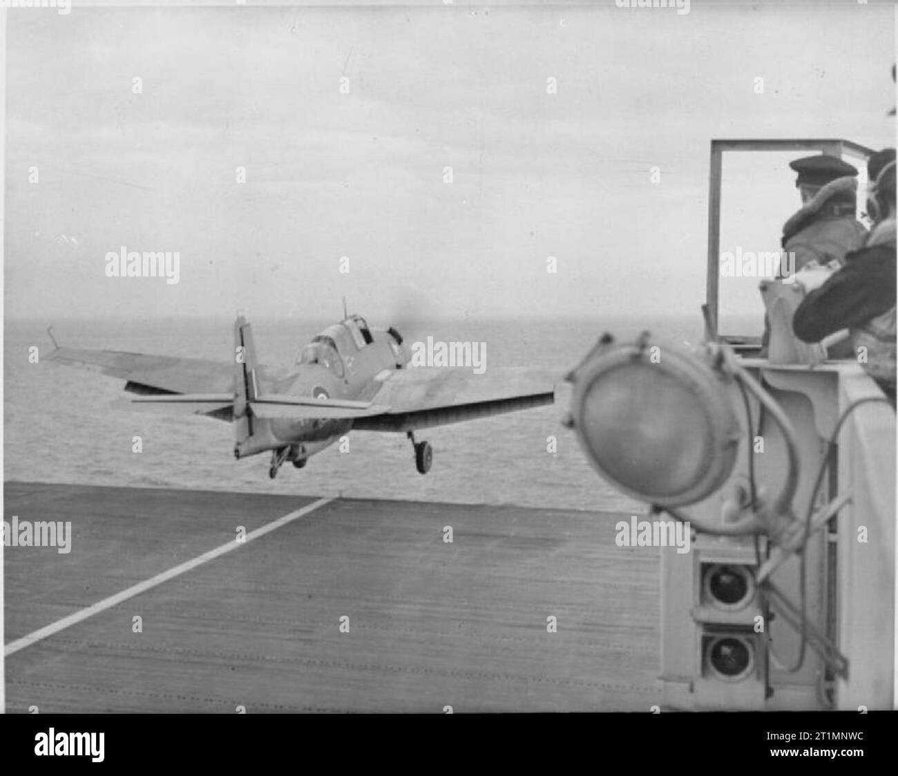 The Royal Navy during the Second World War A Grumman Avenger taking off