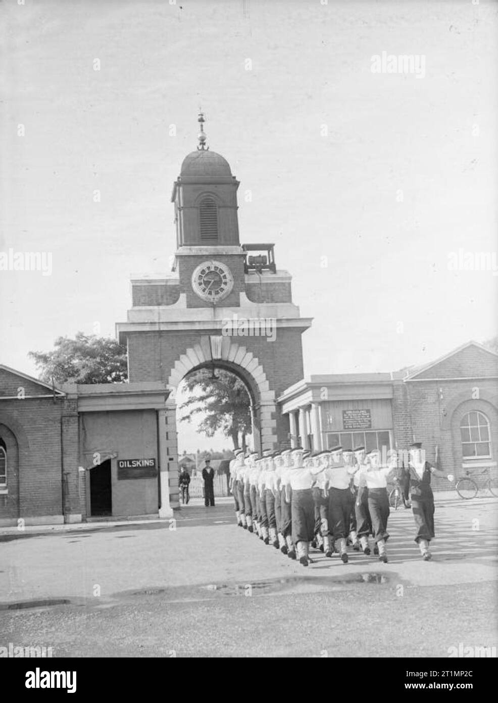 Fleet Air Arm Trainees at HMS St Vincent, Gosport, August 1943 At HMS