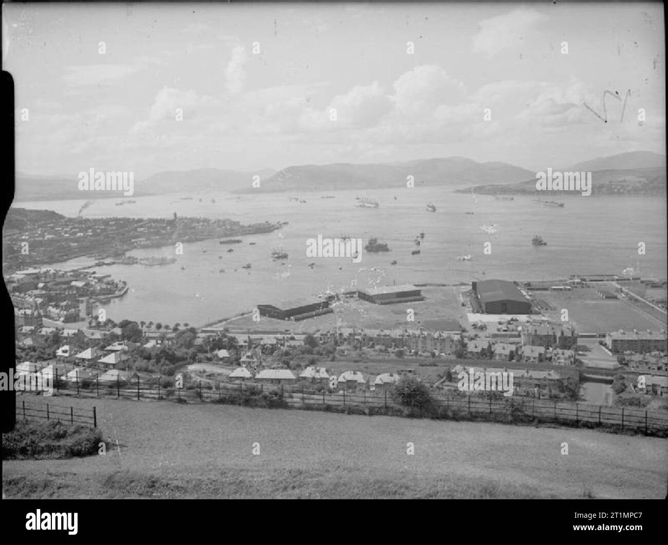 The Royal Navy during the Second World War View of the Firth of Clyde