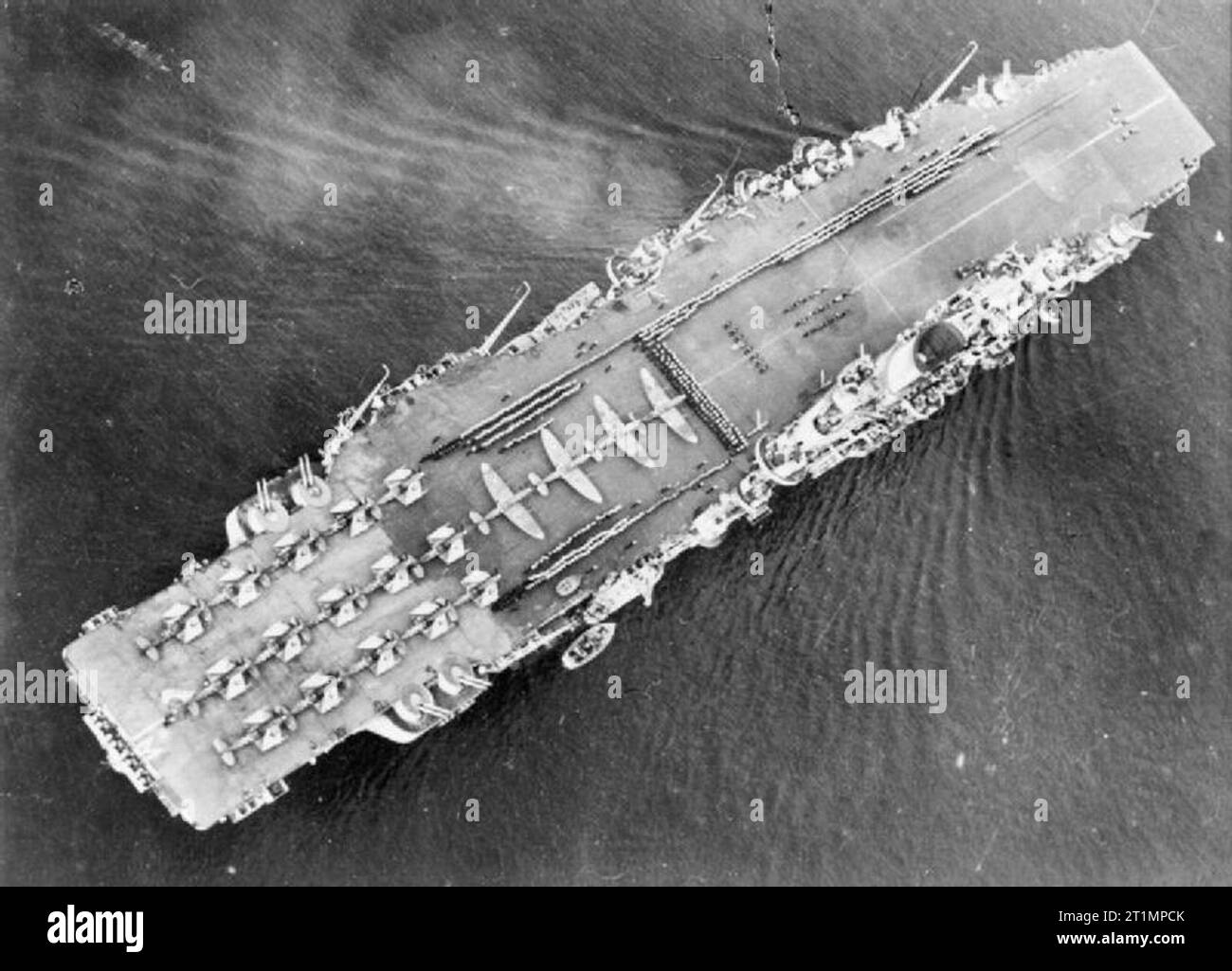 The Royal Navy During The Second World War Aerial Photograph Of HMS the-royal-navy-during-the-second-world-war-aerial-photograph-of-hms