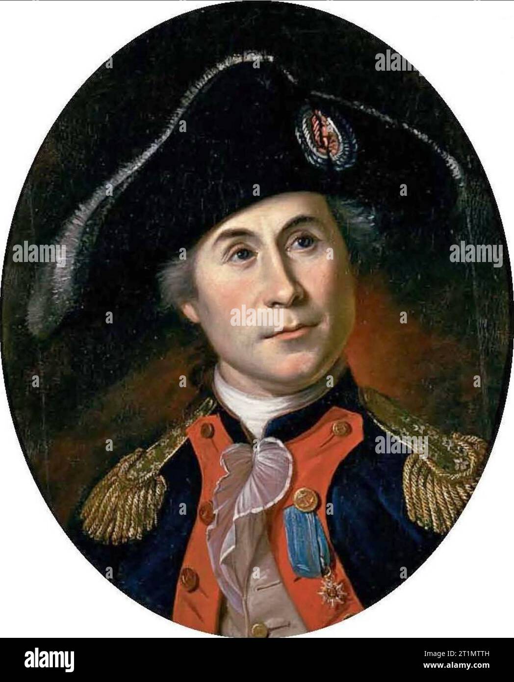 JOHN PAUL JONES (1747-1792) Scottish-American naval Captain in 1781 Stock Photo