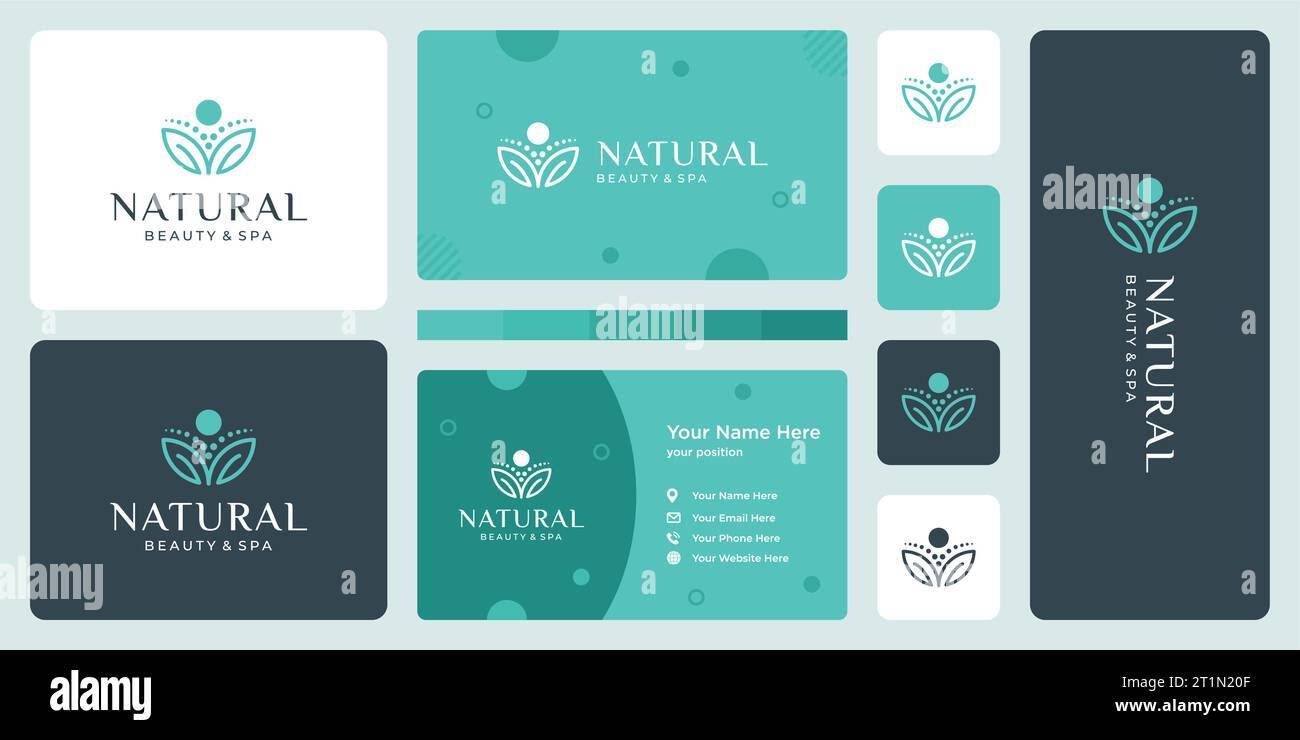 Luxury logo design concept, Flower lotus logo, Beauty or spa logo template graphic vector illustration. Symbol, icon, creative. Stock Vector