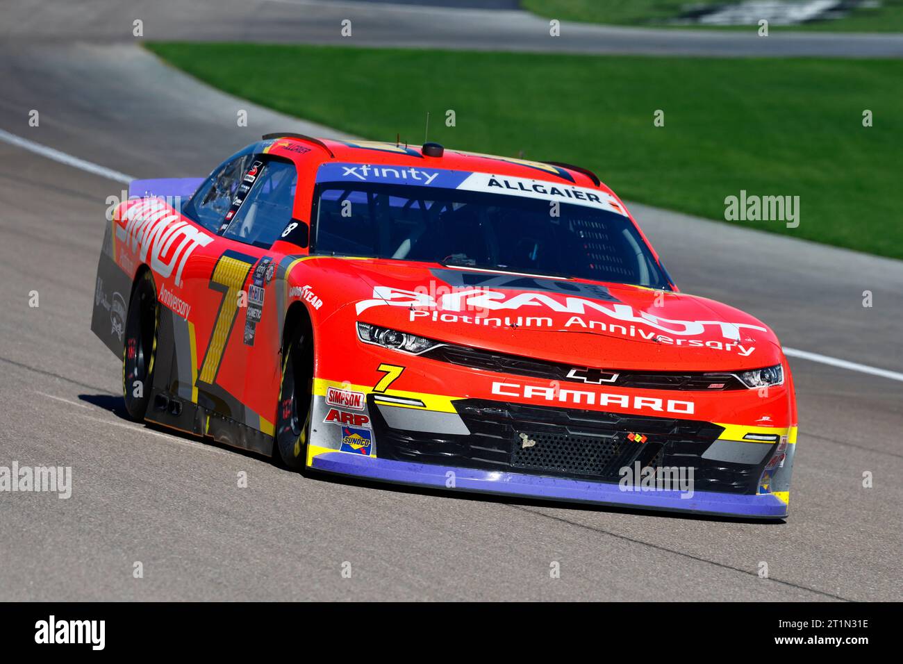 LAS VEGAS, NV - OCTOBER 14: Justin Allgaier (#7 JR Motorsports BRANDT ...
