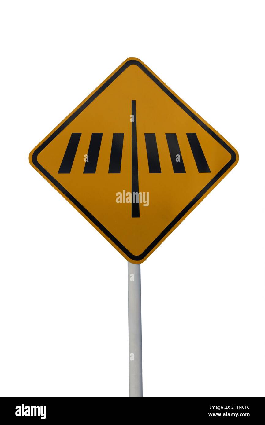 Pedestrian crossing sign isolated hi-res stock photography and images -  Alamy