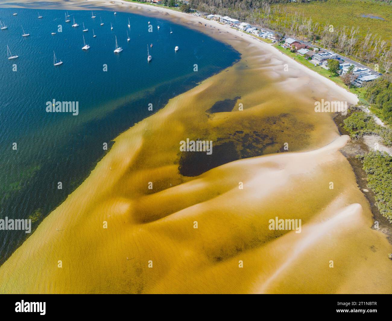 Aerial view of oyster bay hires stock photography and images Alamy
