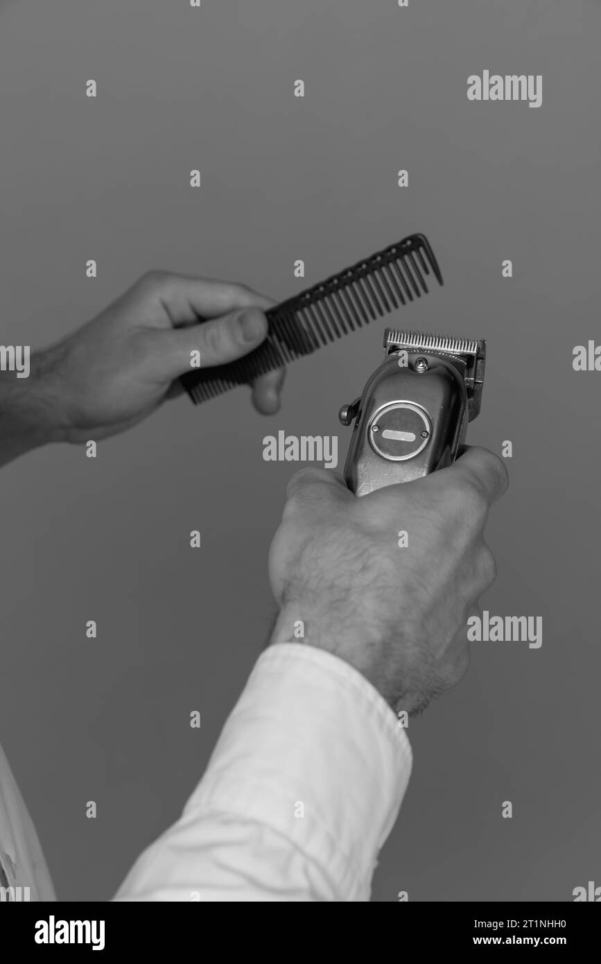 Finger comb Black and White Stock Photos & Images Alamy